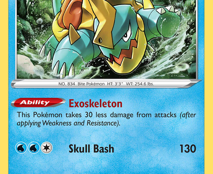 Drednaw Pokemon Kaart