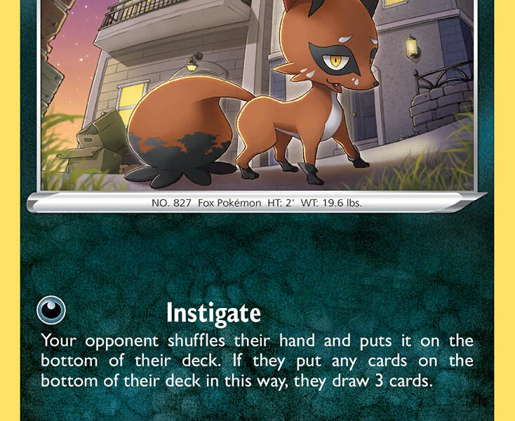 Nickit Pokemon Kaart