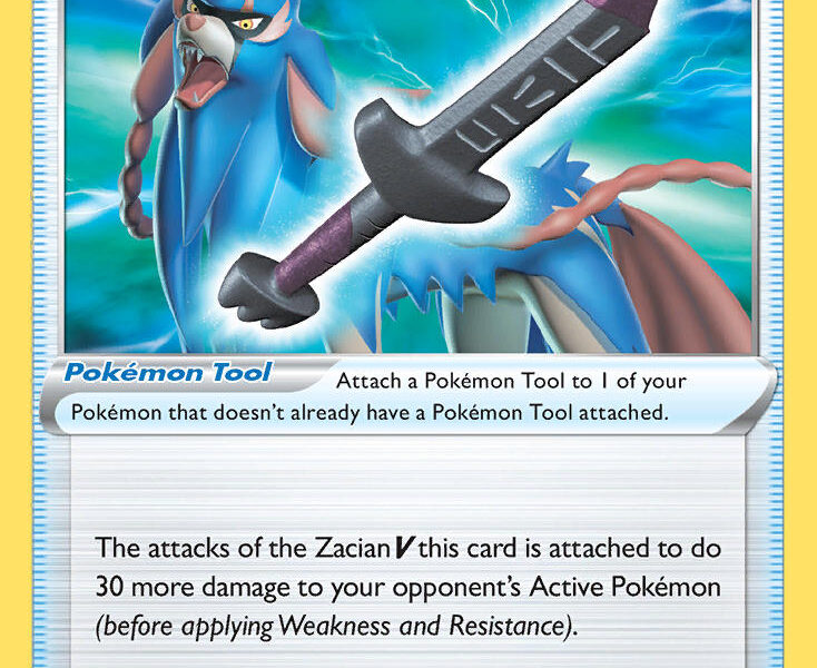 Rusted Sword Pokemon Kaart