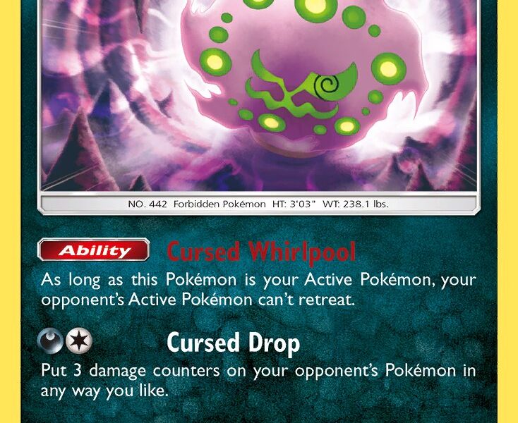 Spiritomb Pokemon Kaart