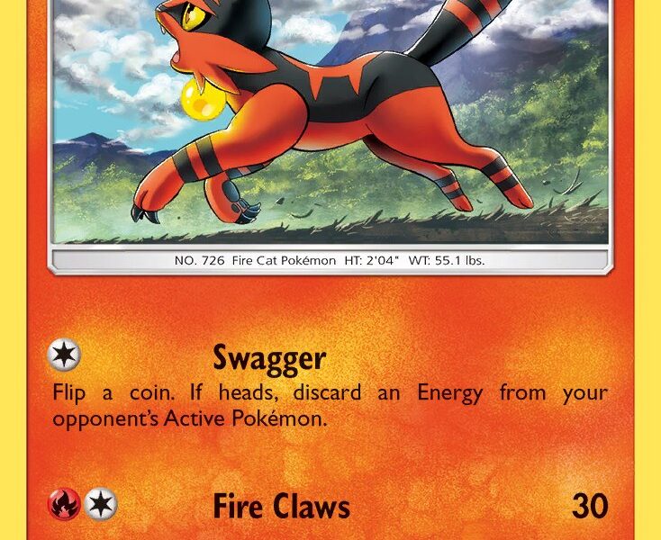 Torracat Pokemon Kaart