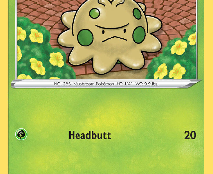 Shroomish Pokemon Kaart