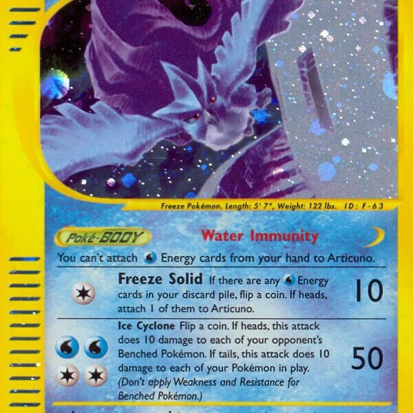 Articuno Pokemon Kaart