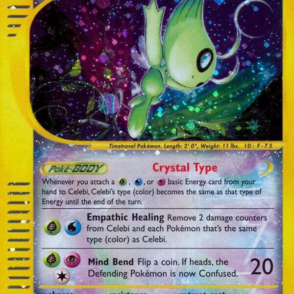 Celebi Pokemon Kaart