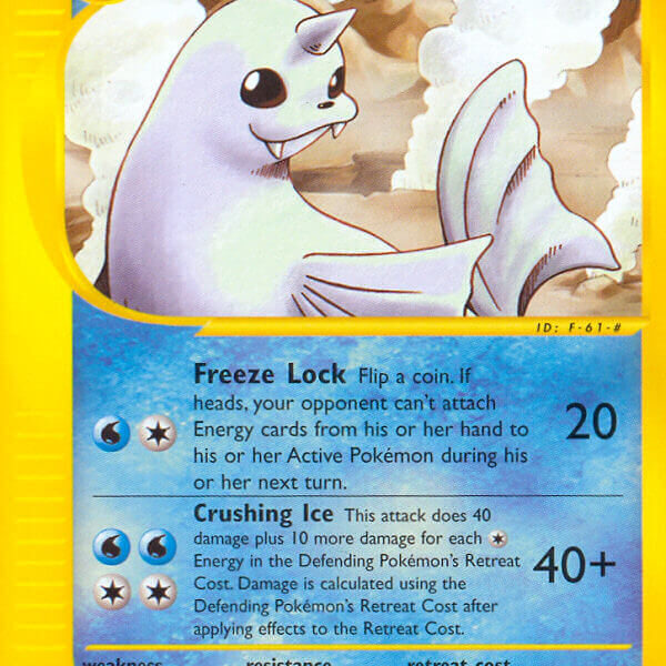 Dewgong Pokemon Kaart