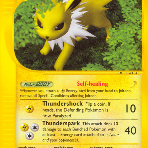 Jolteon Pokemon Kaart