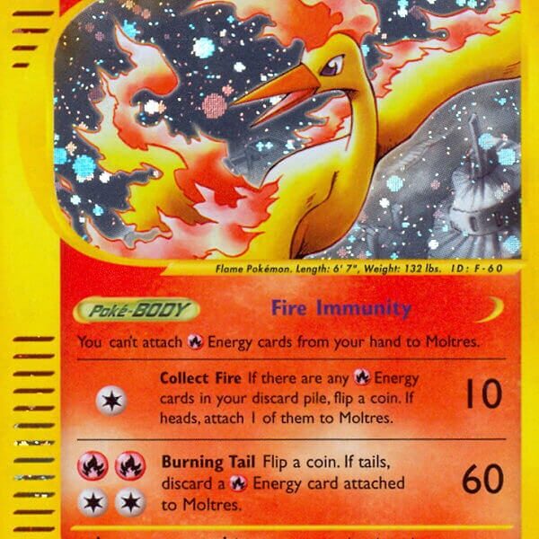 Moltres Pokemon Kaart