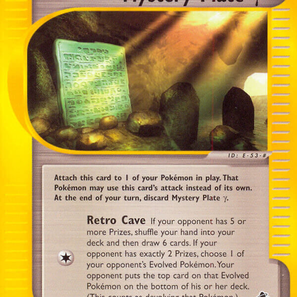 Mystery Plate γ Pokemon Kaart