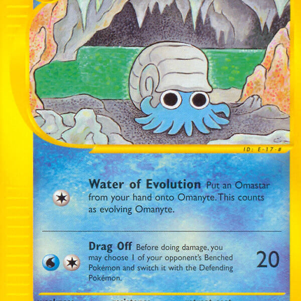 Omanyte Pokemon Kaart