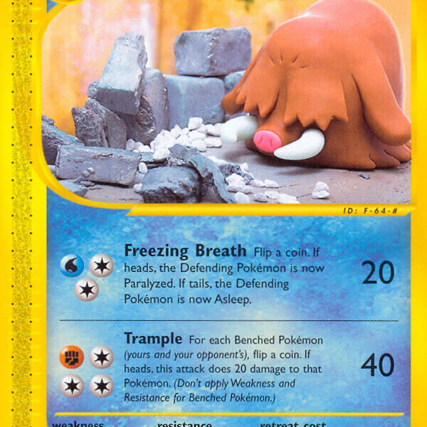 Piloswine Pokemon Kaart