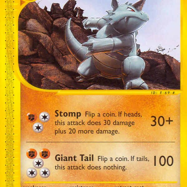 Rhydon Pokemon Kaart