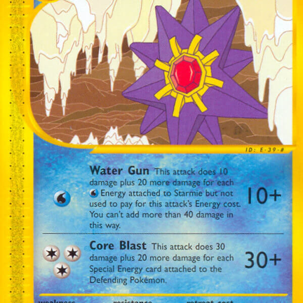 Starmie Pokemon Kaart