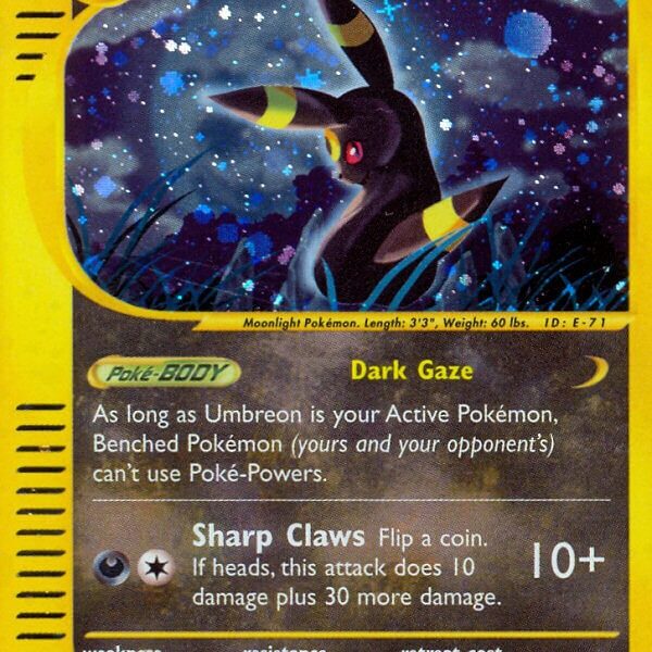 Umbreon Pokemon Kaart