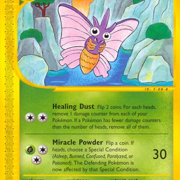 Venomoth Pokemon Kaart