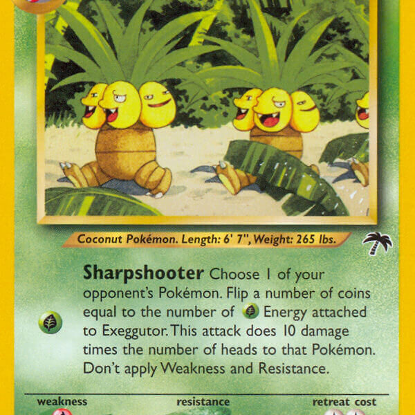 Exeggutor Pokemon Kaart