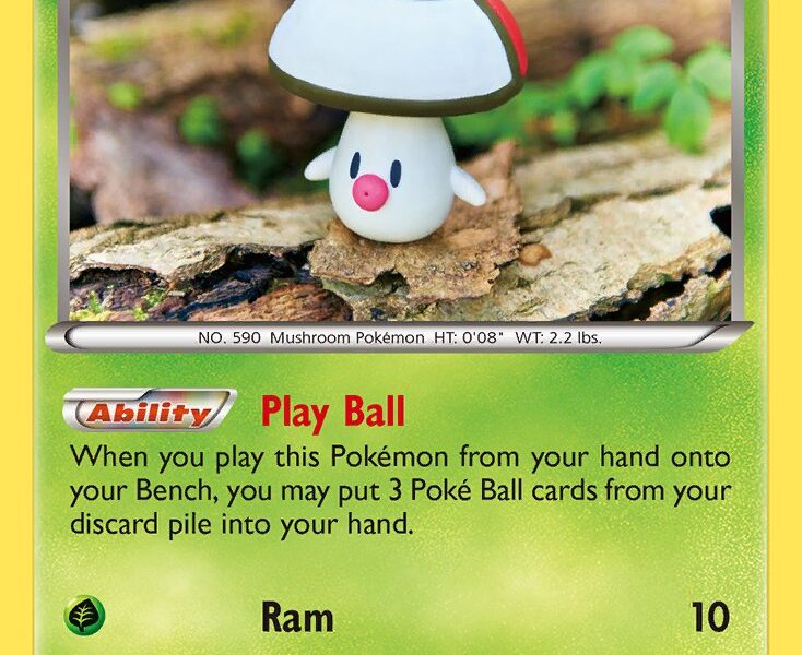 Foongus Pokemon Kaart