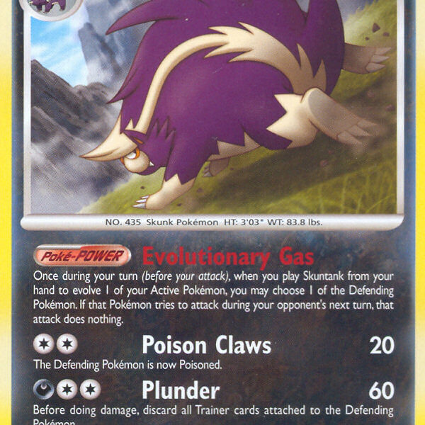 Skuntank Pokemon Kaart