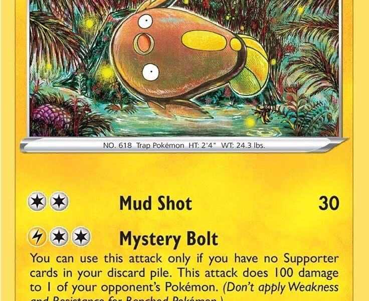 Stunfisk Pokemon Kaart