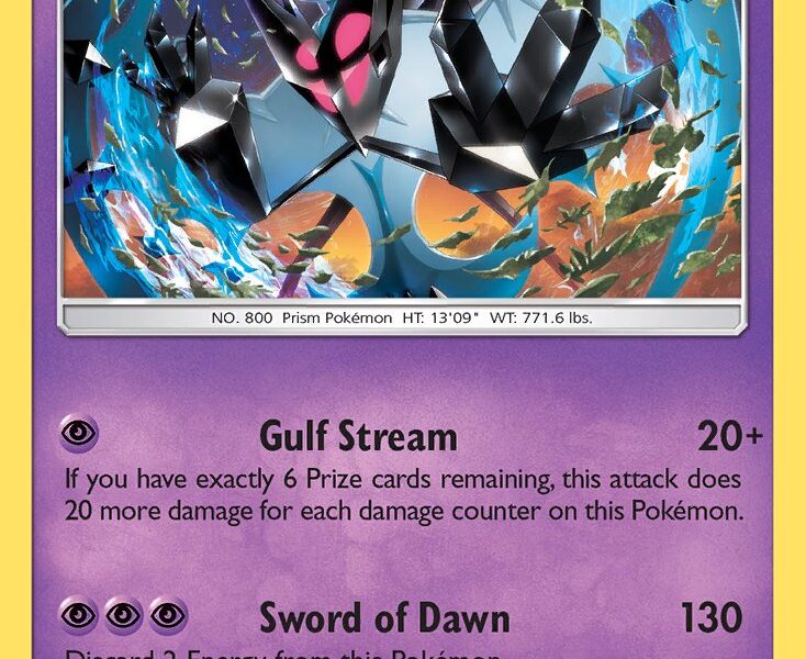 Dawn Wings Necrozma Pokemon Kaart