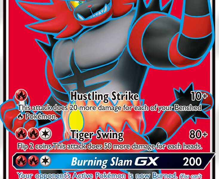 Incineroar-GX Pokemon Kaart