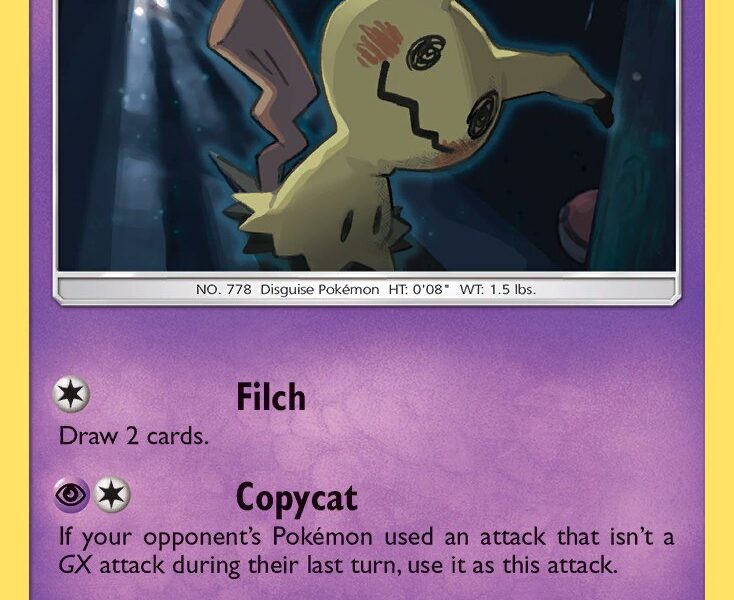Mimikyu Pokemon Kaart