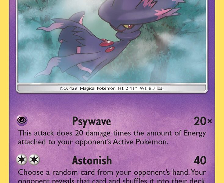 Mismagius Pokemon Kaart