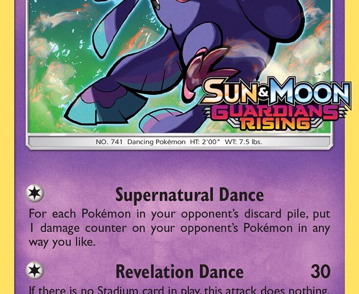 Oricorio Pokemon Kaart