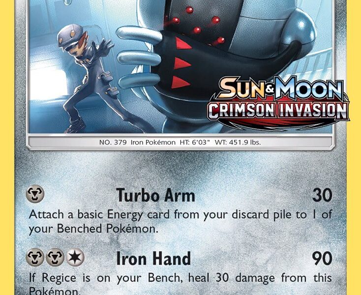 Registeel Pokemon Kaart