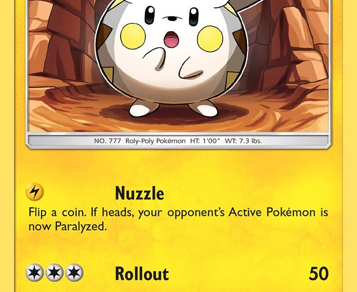 Togedemaru Pokemon Kaart