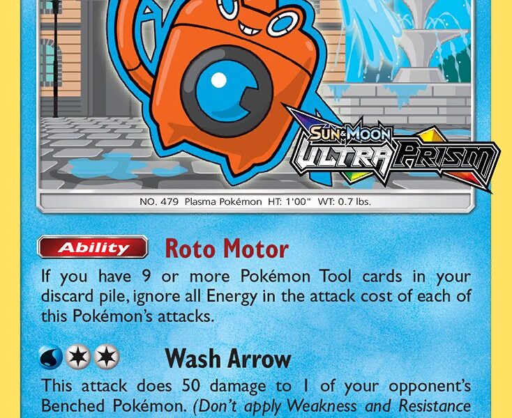 Wash Rotom Pokemon Kaart