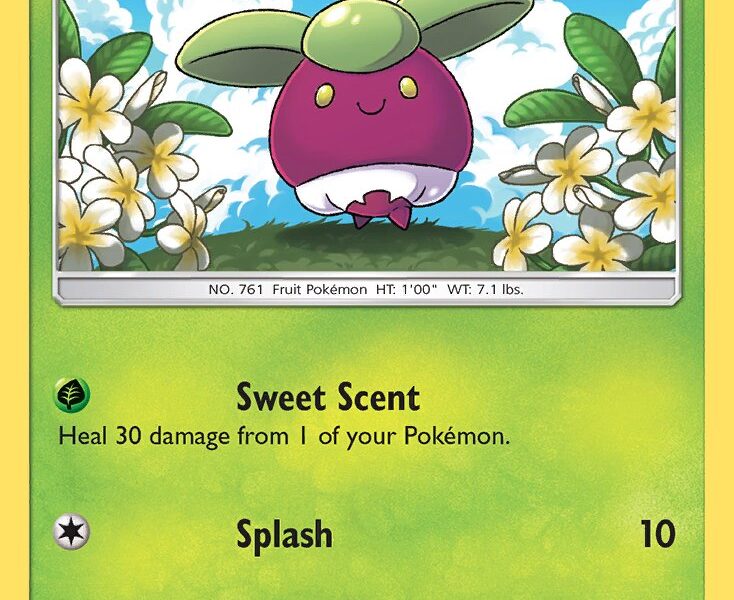 Bounsweet Pokemon Kaart
