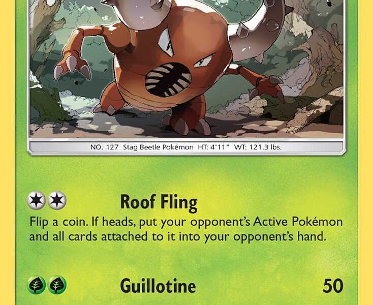 Pinsir Pokemon Kaart