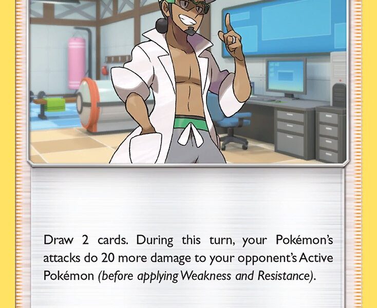 Professor Kukui Pokemon Kaart