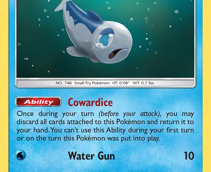 Wishiwashi Pokemon Kaart