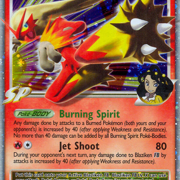 Blaziken FB LV.X Pokemon Kaart