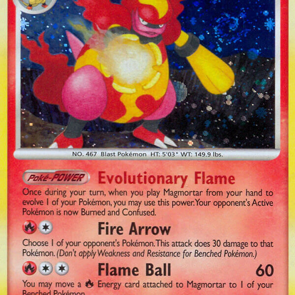 Magmortar Pokemon Kaart