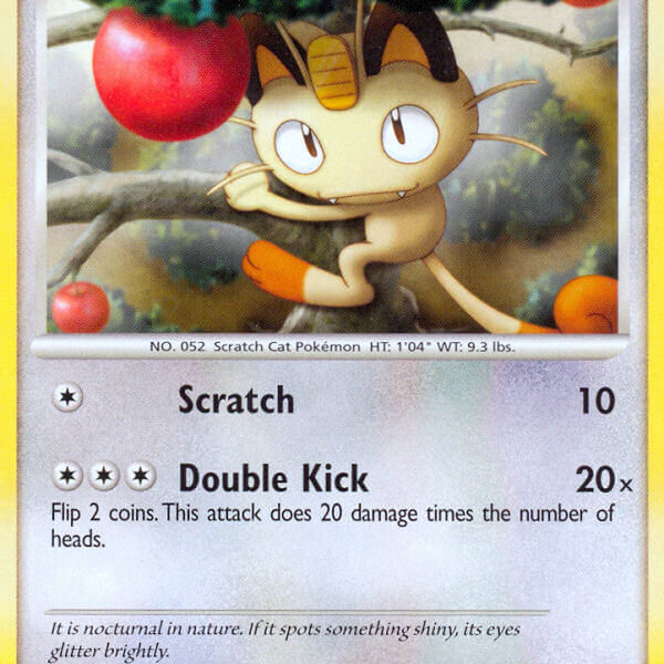 Meowth Pokemon Kaart