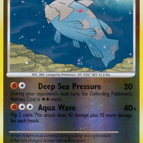 Relicanth Pokemon Kaart