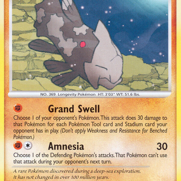 Relicanth Pokemon Kaart