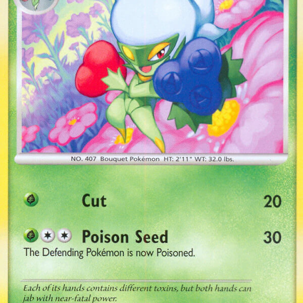 Roserade Pokemon Kaart