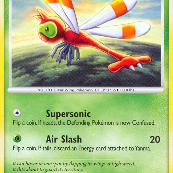 Yanma Pokemon Kaart