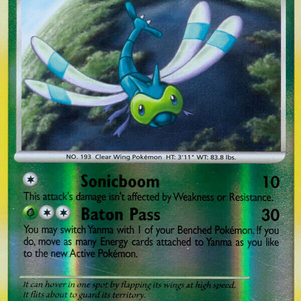 Yanma Pokemon Kaart
