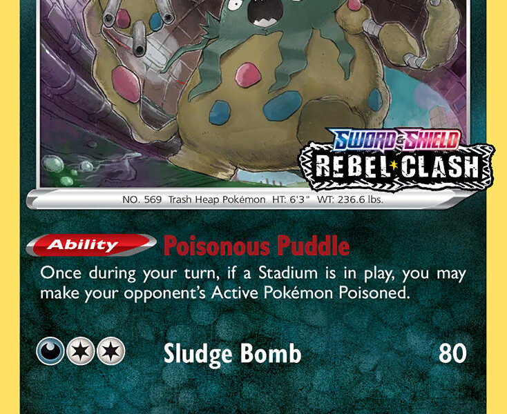 Garbodor Pokemon Kaart