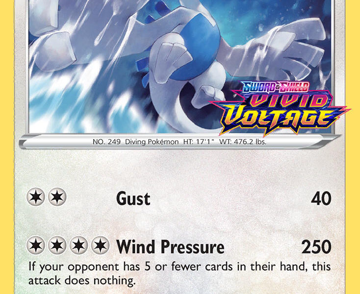 Lugia Pokemon Kaart