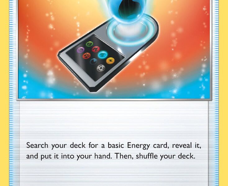 Energy Search Pokemon Kaart