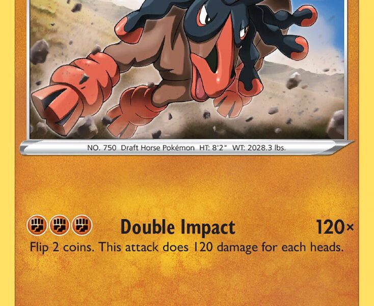 Mudsdale Pokemon Kaart