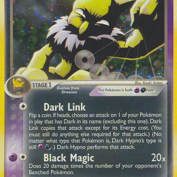 Dark Hypno Pokemon Kaart