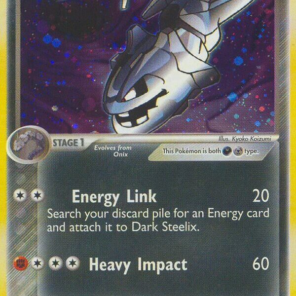 Dark Steelix Pokemon Kaart