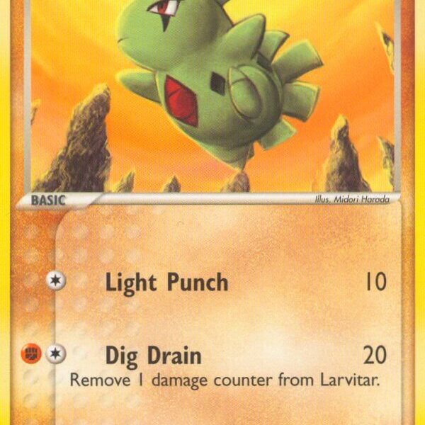 Larvitar Pokemon Kaart