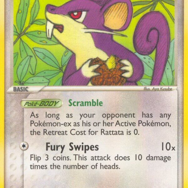 Rattata Pokemon Kaart